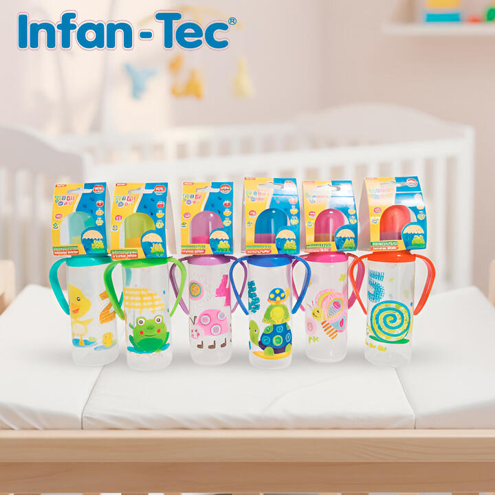 Mamadera 250ml 3 etapas c/asas