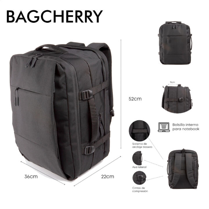 MOCHILA BCY NEGRO